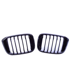 Grill kidney compatible with BMW X3 G01 gloss black single bars