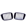 Grille de calandre compatible avec BMW X3 G01 noir brillant barres simples