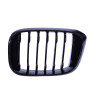Grille de calandre compatible avec BMW X3 G01 noir brillant barres simples