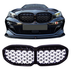 Grillnieren compatibel met BMW F40 F41 1 Reeks diamond grill
