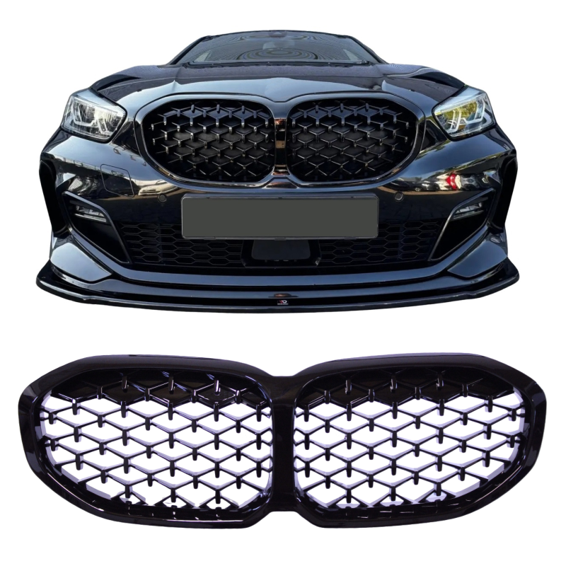 Grill Nieren kompatibel mit BMW F40 F41 1 Serie Diamantgrill Grill Nieren kompatibel mit BMW F40 F41 1 Serie Diamantgrill