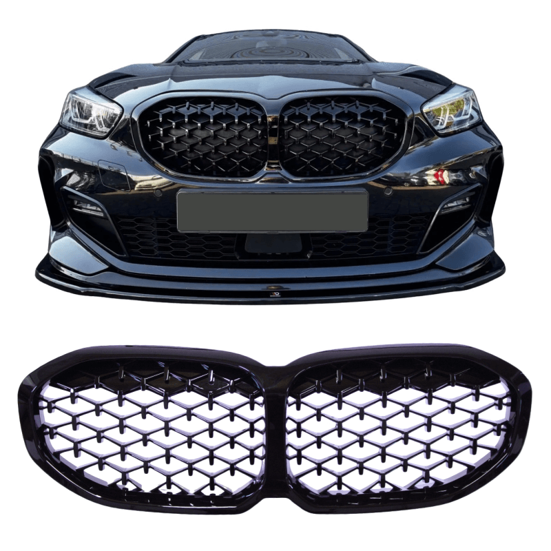 Grillnieren compatibel met BMW F40 F41 1 Reeks diamond grill
