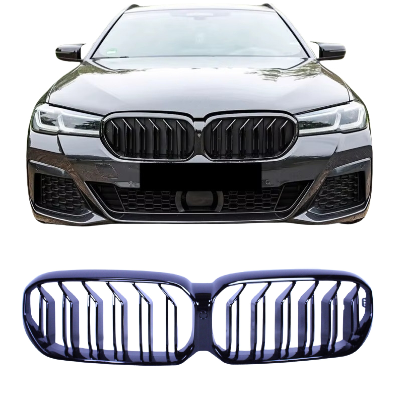 Grill nieren glanzend zwart compatibel met BMW G30 G31 facelift 2020+ Grill nieren glanzend zwart compatibel met BMW G30 G31 facelift 2020+