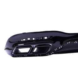 Diffusor voor Mercedes S-klasse W222 Facelift glanzend zwart S65-stijl