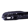 Diffusor voor Mercedes S-klasse W222 Facelift glanzend zwart S65-stijl