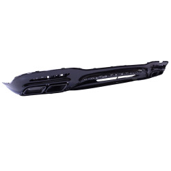 Diffusor voor Mercedes S-klasse W222 Facelift glanzend zwart S65-stijl