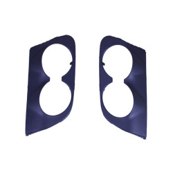 Diffuser compatible with Mercedes GLE coupe C167 black round