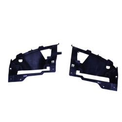 Diffuser compatible with Mercedes GLE coupe C167 black round