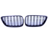 Grill kidneys for BMW 2 series F22 - F23 glossy black double bars