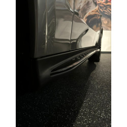 Marchepieds compatibles avec mercedes glc - glc coupe 2023+ x254 c254 glossy black