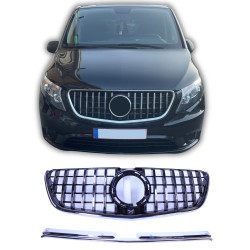 Grill compatibel met Mercedes W447 Vito chrome facelift 2019+