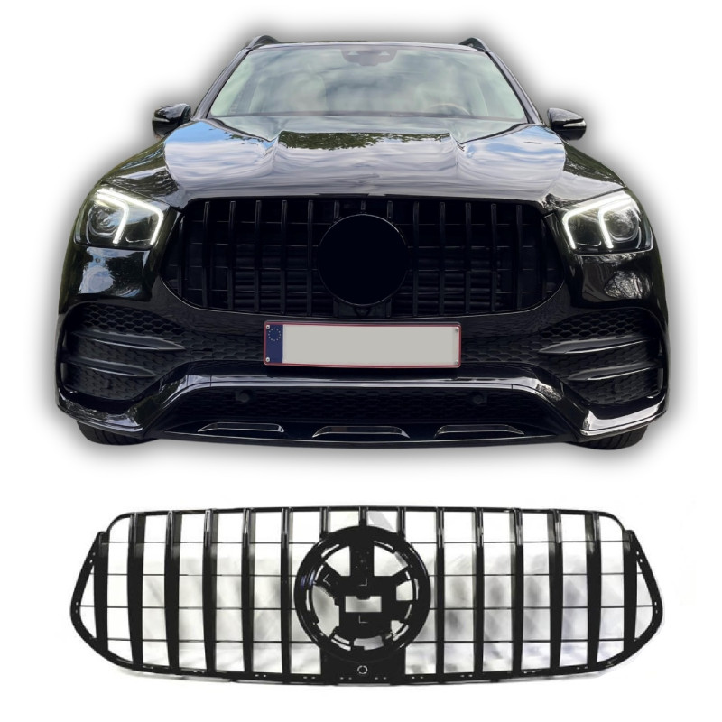 Grill compatibel met Mercedes-Benz GLE W167 SUV / GLE coupe C167 zwart 2020-2023. Grill compatibel met Mercedes-Benz GLE W167 SUV / GLE coupe C167 zwart 2020-2023.