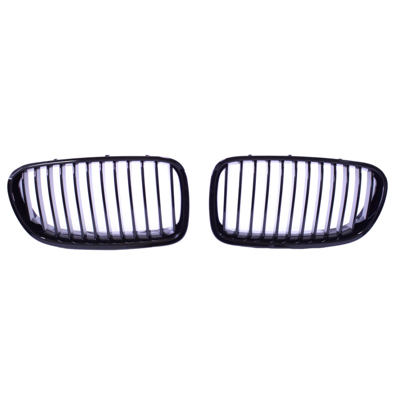 Grill kidneys compatible with BMW 5 Series F10 F11 glossy black single bars Grill kidneys compatible with BMW 5 Series F10 F11 glossy black single bars