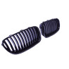 Grill kidneys compatible with BMW 5 Series F10 F11 glossy black single bars
