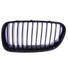 Grill kidneys compatible with BMW 5 Series F10 F11 glossy black single bars