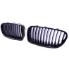 Grill kidneys compatible with BMW 5 Series F10 F11 glossy black single bars