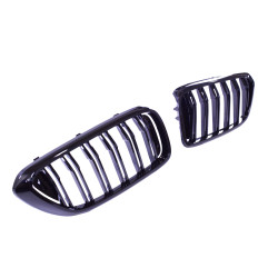 Grill kidneys compatible with BMW 6 Series G32 GT gloss black double bars