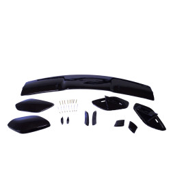 Roof spoiler compatible with Mercedes A class W176 gloss black