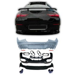 Heckstoßstange mit Diffusor kompatibel mit Mercedes CLA C118 mit PDC