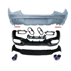 Heckstoßstange mit Diffusor kompatibel mit Mercedes CLA C118 mit PDC