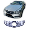 Grill for Mercedes E coupe cabrio facelift W207 A207 glossy black with chrome