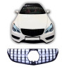 Kühlergrill kompatibel mit Mercedes E Coupé Cabrio Facelift W207 A207 glänzend schwarz
