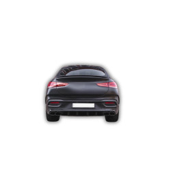 Diffusor für Mercedes GLE Coupé C167 schwarz glänzend