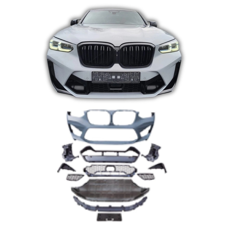 Frontstoßstange kompatibel mit BMW X3 G01 X4 G02 mit PDC + SRA Frontstoßstange kompatibel mit BMW X3 G01 X4 G02 mit PDC + SRA