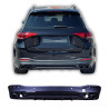 Diffusor kompatibel mit Mercedes GLE W167 2019+ schwarz runde Auspuffendrohre