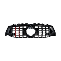 Grill compatible with Mercedes CLA C118 Panamericana GT ROCKET CARBON + RED