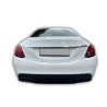 Rear bumper with diffuser compatible with Mercedes C-Class W205 Facelift