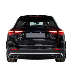 Diffuseur compatible avec les pots d'échappement ronds chromés de la Mercedes GLC X254