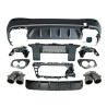 Diffuseur compatible avec les pots d'échappement ronds chromés de la Mercedes GLC X254