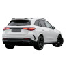 Diffusor passend bij Mercedes GLC 63 AMG SUV X254 zwart