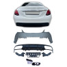 Heckstoßstange mit Diffusor passend für Mercedes C-Klasse W205 Facelift
