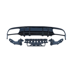 Rear bumper with diffuser compatible with Mercedes C-Class W205 Facelift