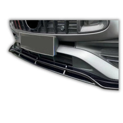Voorspoiler lip compatibel met Mercedes C klasse W206 glanzend zwart