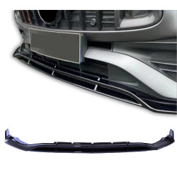 Voorspoiler lip compatibel met Mercedes C klasse W206 glanzend zwart