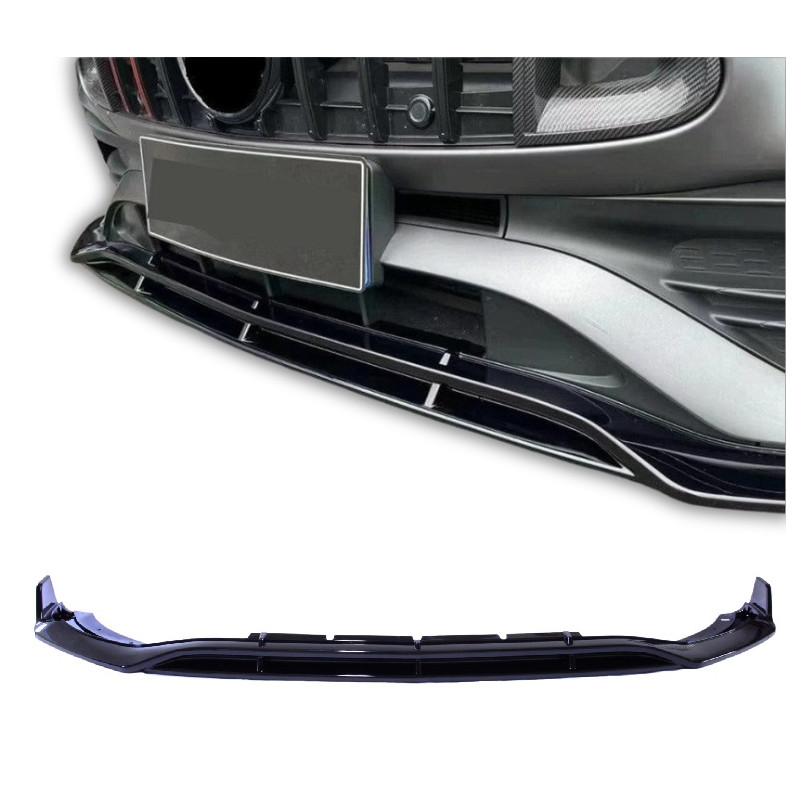 Voorspoiler lip compatibel met Mercedes C klasse W206 glanzend zwart Voorspoiler lip compatibel met Mercedes C klasse W206 glanzend zwart