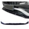 Voorspoiler lip compatibel met Mercedes C klasse W206 glanzend zwart