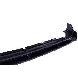 Voorspoiler lip compatibel met Mercedes C klasse W206 glanzend zwart