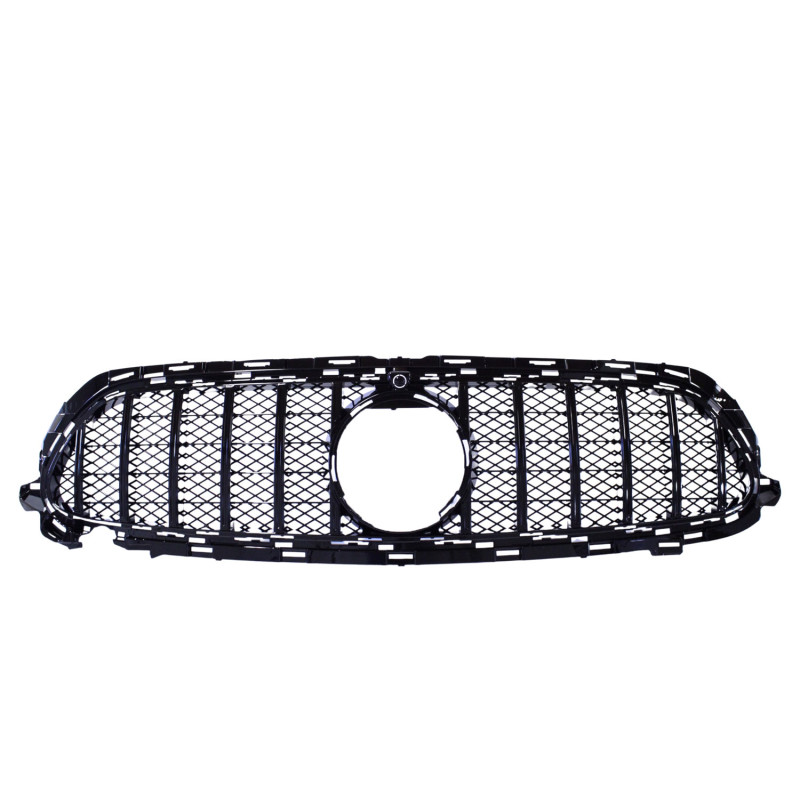 Grill passend für Mercedes E W213 S213 A238 C238 Facelift schwarz mit AMG Line Paket mit Wabenstruktur Grill passend für Mercedes E W213 S213 A238 C238 Facelift schwarz mit AMG Line Paket mit Wabenstruktur