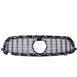 Grill kompatibel mit Mercedes E W213 S213 A238 C238 Facelift Chrom mit AMG Line Paket mit Wabenstruktur