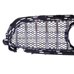 Grill kompatibel mit Mercedes E W213 S213 A238 C238 Facelift Chrom mit AMG Line Paket mit Wabenstruktur