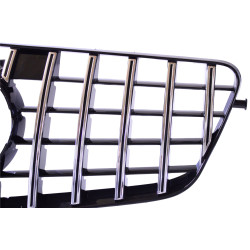 Grill compatible with Mercedes E class W212 sedan chrome