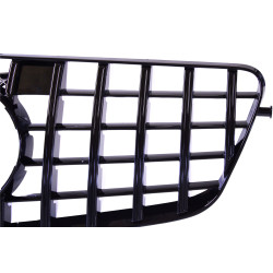 Grill compatible with Mercedes E Class W212 Sedan gloss black
