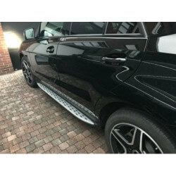Side steps running boards compatible with mercedes-benz w166 ml gle