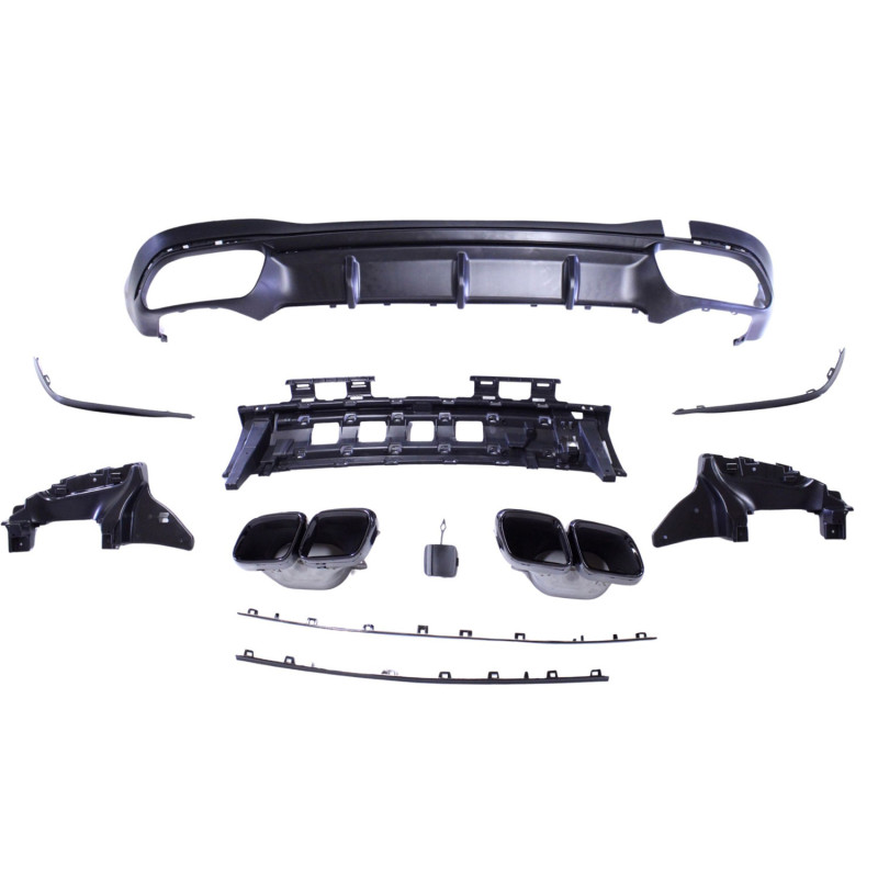 Diffuser compatible with Mercedes S63 AMG W223 look