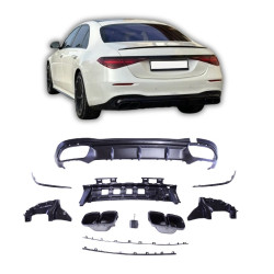 Diffuser compatible with Mercedes S63 AMG W223 look