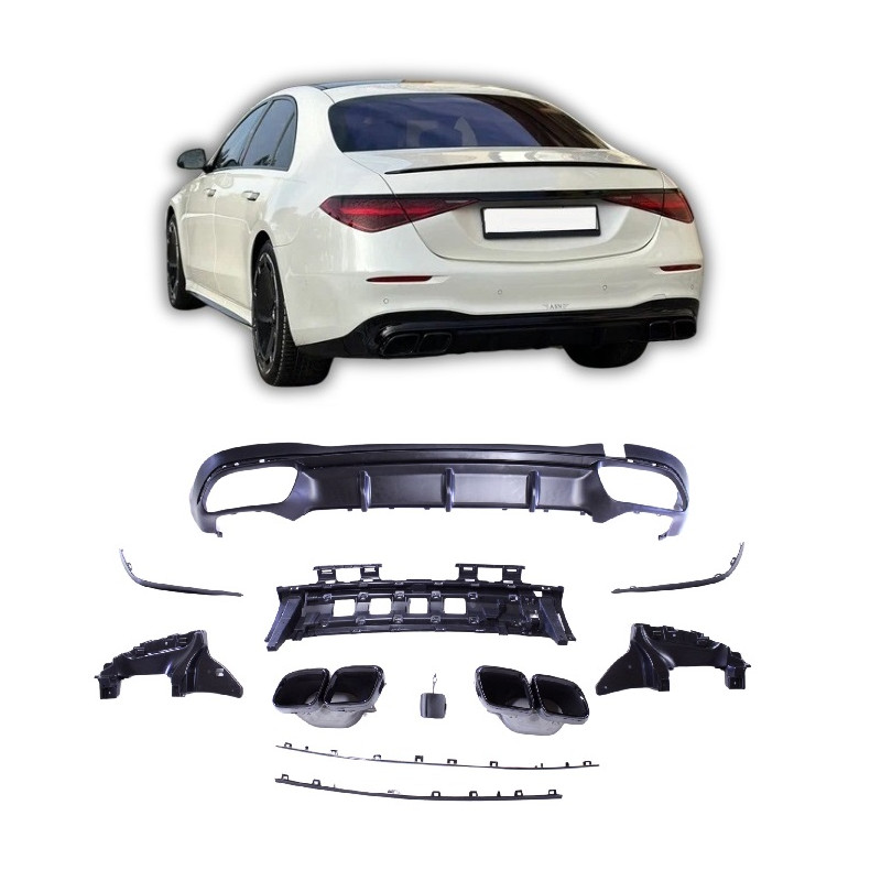 Diffuser compatible with Mercedes S63 AMG W223 look Diffuser compatible with Mercedes S63 AMG W223 look